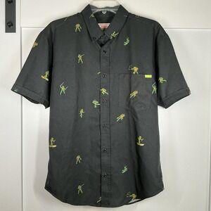 RSVLTS "Choose Your Turtle" Teenage Mutant Ninja Turtles Kunuflex Button Down‎ M